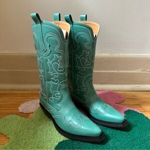Ganni Cowboy Boots